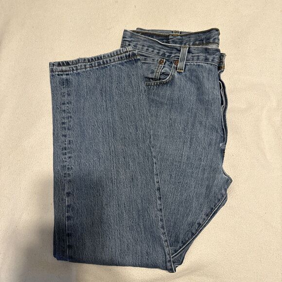 Mens Levis 501 XX Straight Leg Button Fly Jeans 38x32 Y2K Retro , Vintage - Picture 1 of 10